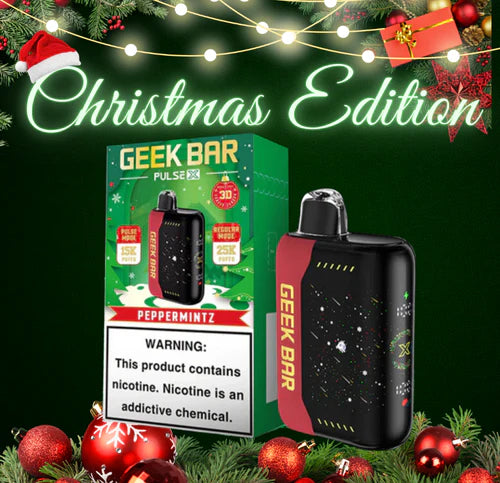 Peppermintz Geek Bar X 25k Christmas Edition