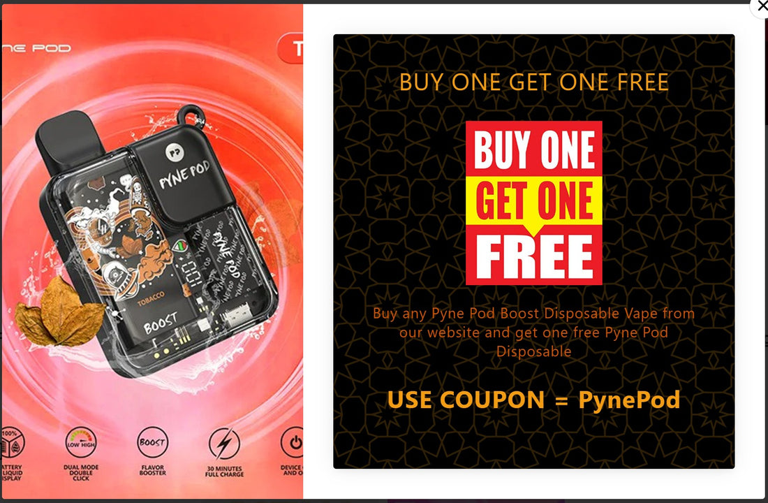 Buy one Pyne Pod Boost Disposable Get one free