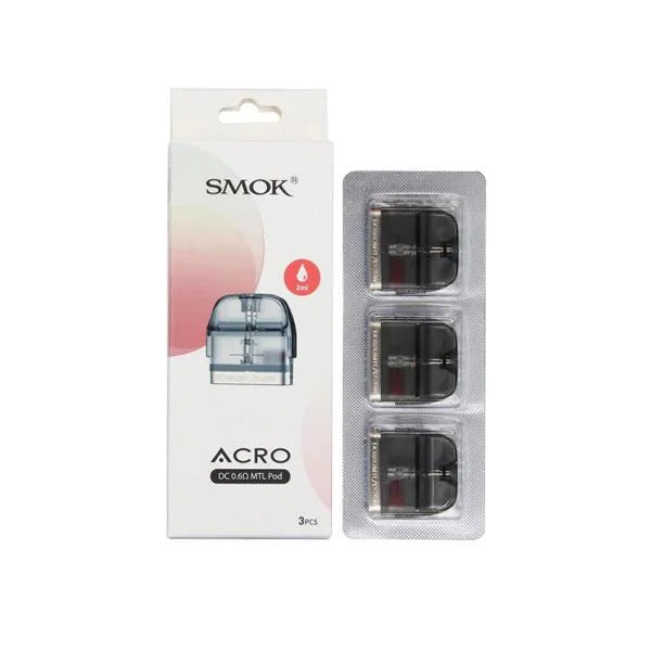 Must-Have SMOK | Smoktech Acro Replacement Pods – 3 Pack