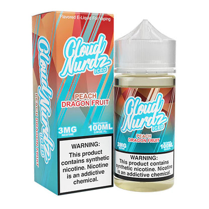 Cloud Nurdz Iced Peach Dragon Fruit Juice