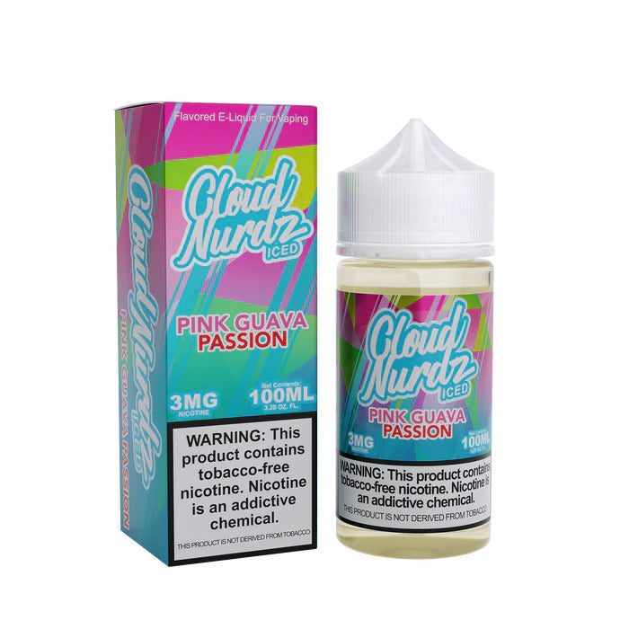 Iced Pink Guava Passion Juice Cloud Nurdz