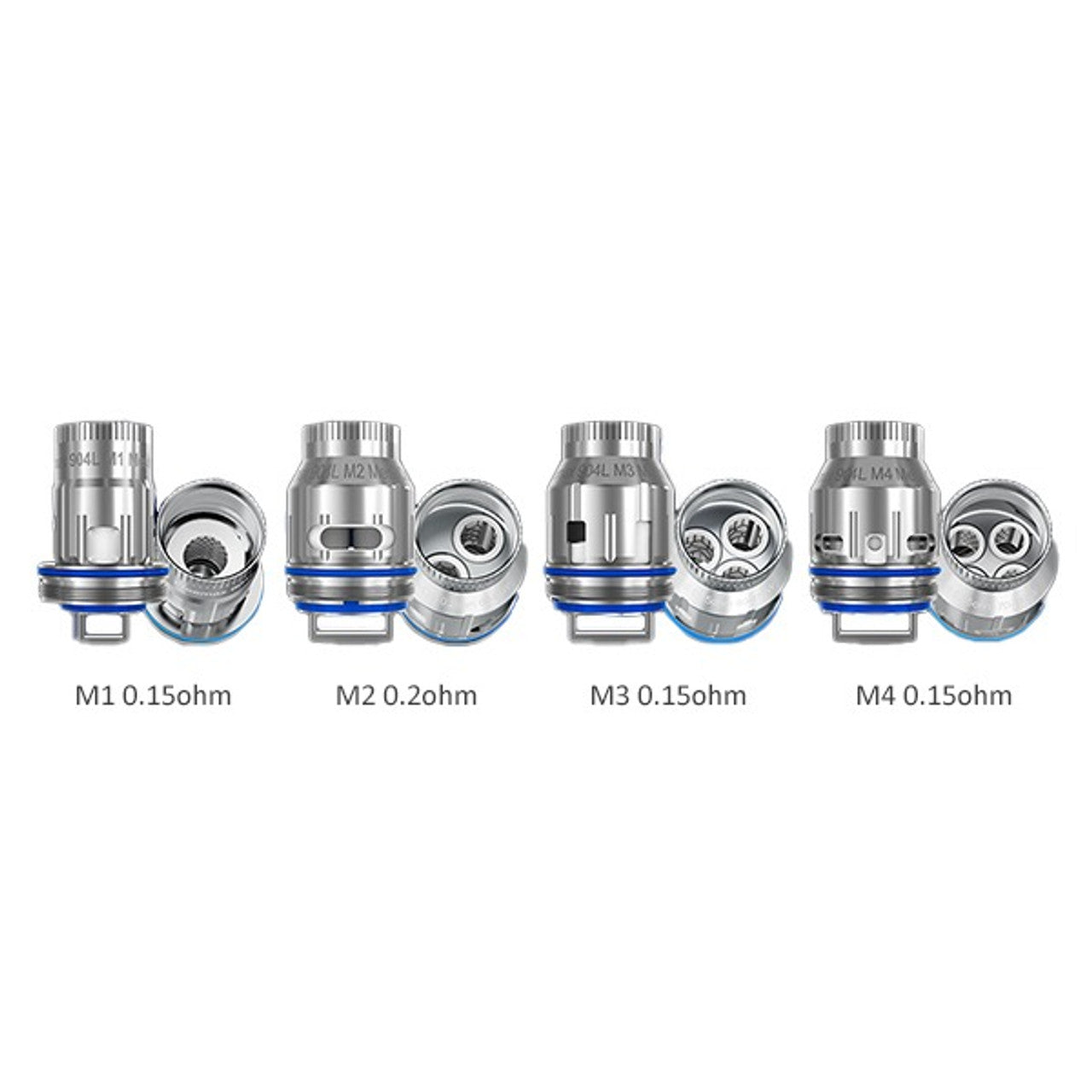 Premium FREEMAX 904L M MESH REPLACEMENT COILS 3PCS