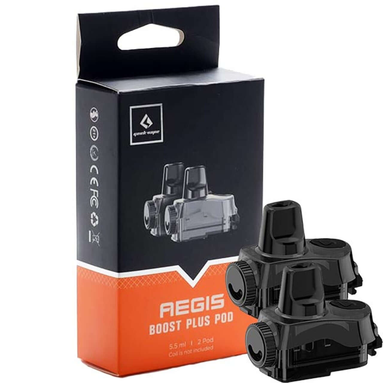 GeekVape Aegis Boost Plus Replacement Pods | 5.5mL | No Coil