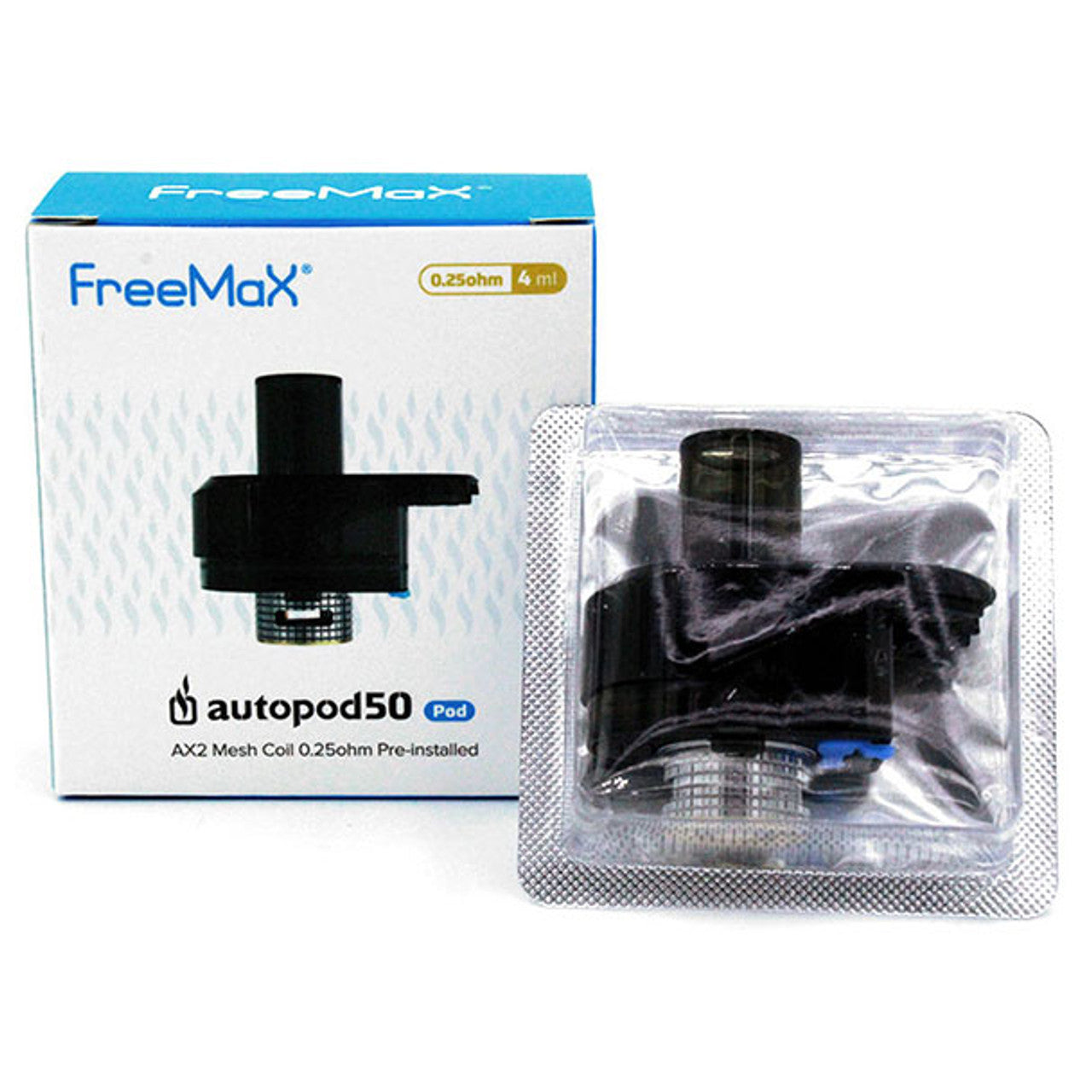 High-Quality Premium Affordable FreeMaX AUTOPOD50 Replacement-Pod +1 Coil