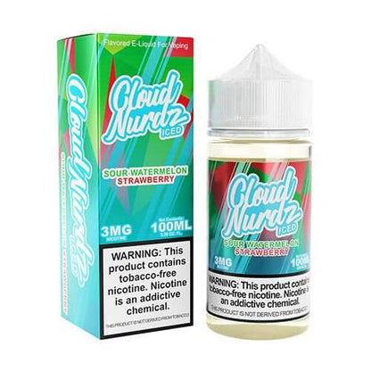 New Arrival Cloud Nurdz Iced Sour Watermelon Strawberry Juice