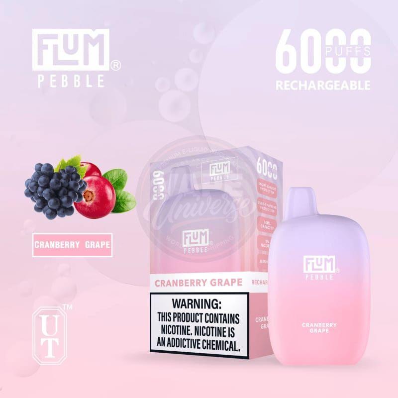 Best-Selling Flum Pebble Disposable Vape 5% Nicotine | $13.99