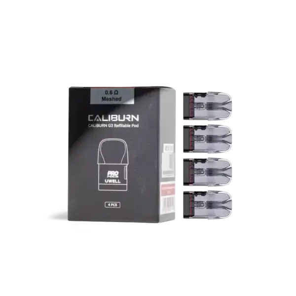 Uwell Caliburn INTRODUCE G3 Replacement Pods – 2.5mL, 4-Pack