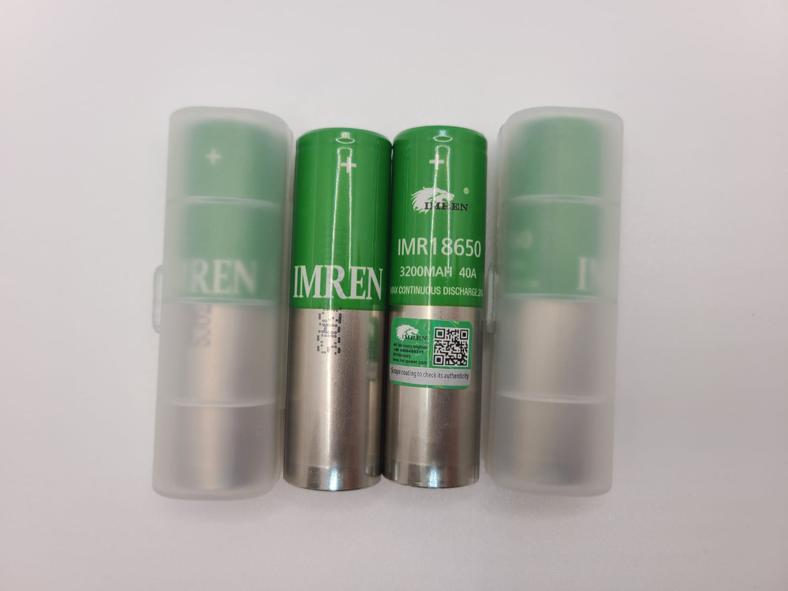 IMREN 18650 3200mAh 40A Rechargeable Lithium Battery