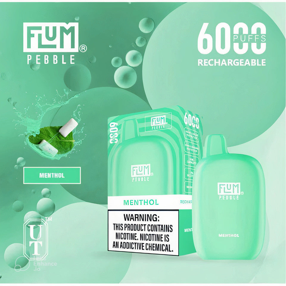 Best-Selling Flum Pebble Disposable Vape 5% Nicotine | $13.99