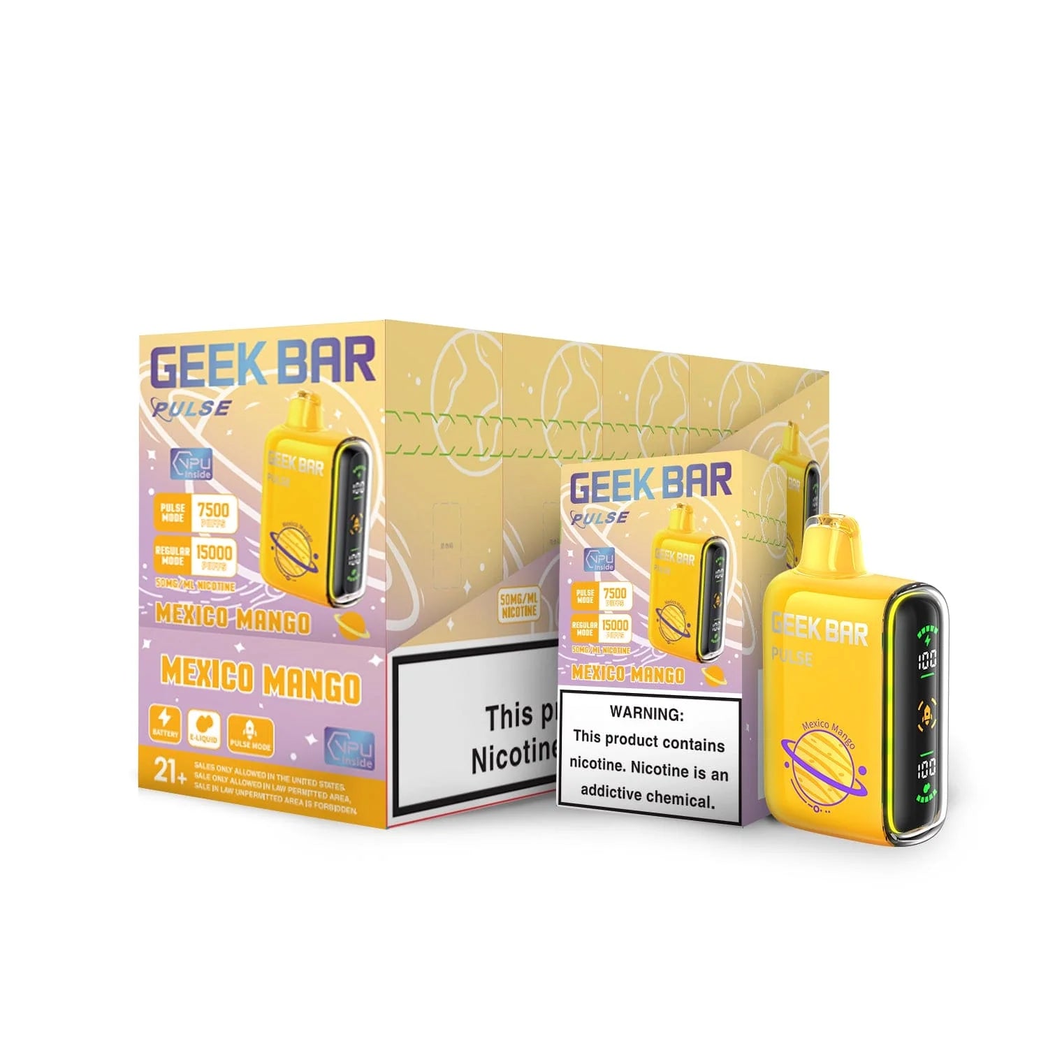 Geek Bar Pulse Disposable Vape 5% Nicotine | $13.99