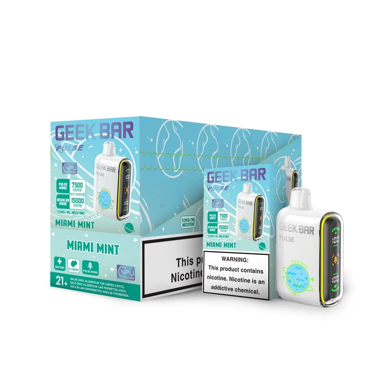 Geek Bar Pulse Disposable Vape 5% Nicotine | $13.99