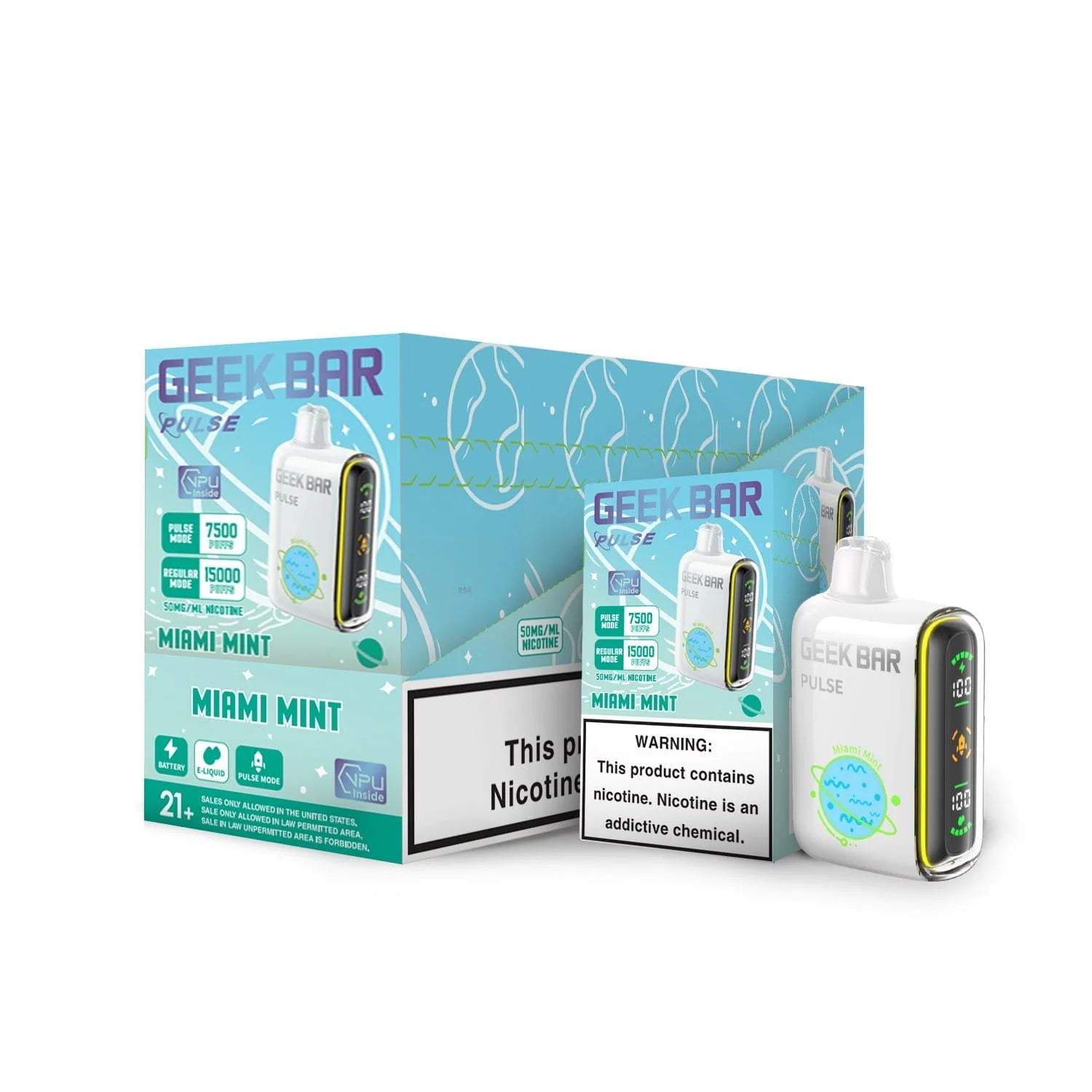 New Arrival Geek Bar Pulse Disposable Vape 5% Nicotine | $13.99