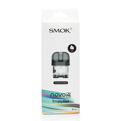 Premium Smok Novo 4 EMPTY Replacement Pods | 3 Pack