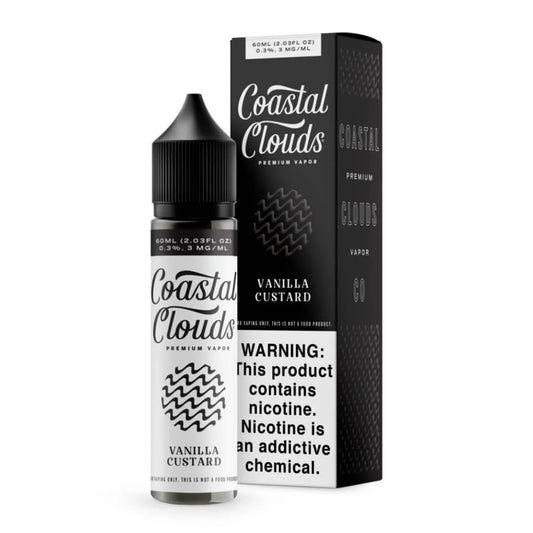 Premium Coastal Clouds Vanilla Custard Vape Juice