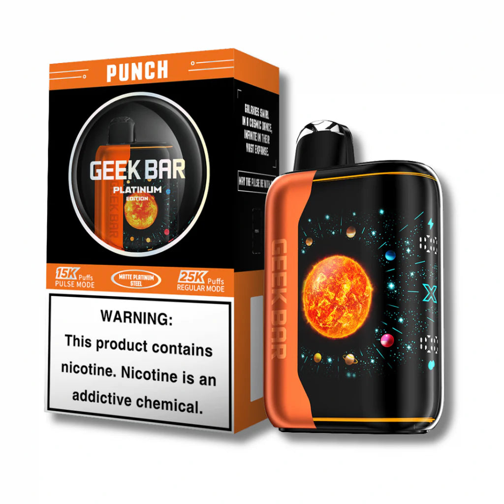 Punch Geek Bar Pulse X Platinum Edition 25K Disposable Vape