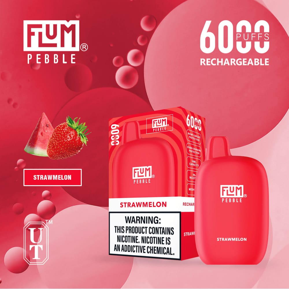 Best-Selling Flum Pebble Disposable Vape 5% Nicotine | $13.99