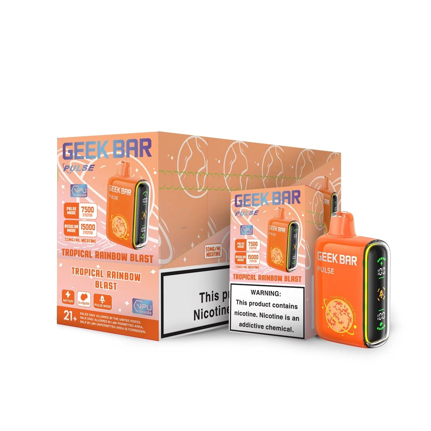 Geek Bar Pulse Disposable Vape 5% Nicotine | $13.99