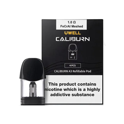 Affordable-Caliburn A3S Refillable Replacement Pod (4-Pods)