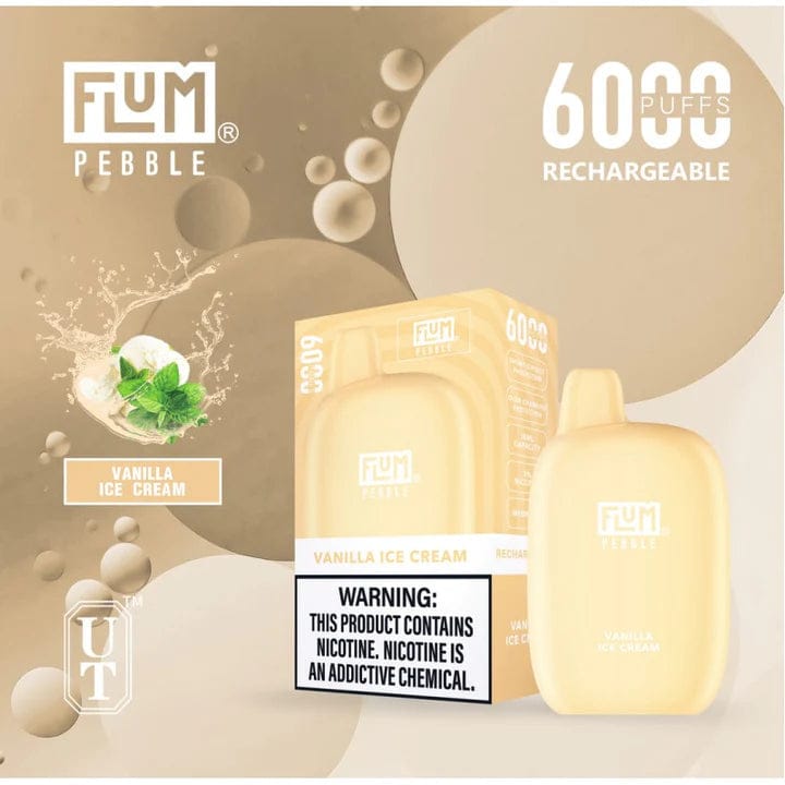 Best-Selling Flum Pebble Disposable Vape 5% Nicotine | $13.99