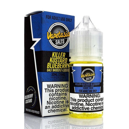 Vapetasia Killer Kustard Blueberry e-liquid bottle