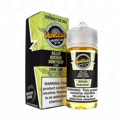 Vapetasia Killer Kustard Honeydew e-liquid bottle