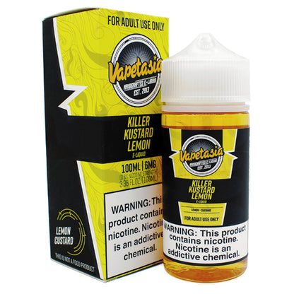 Vapetasia Killer Kustard Lemon e-liquid bottle