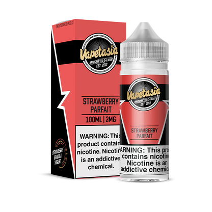 Vapetasia Strawberry Parfait e-liquid bottle