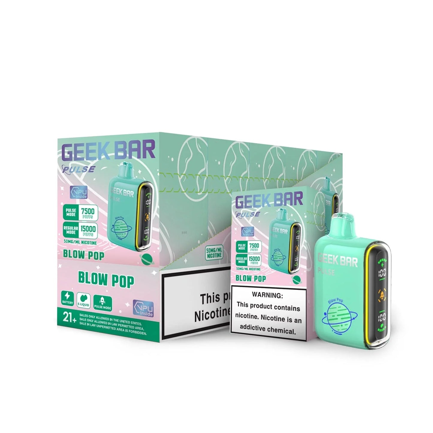 Geek Bar Pulse Disposable Vape 5% Nicotine | $13.99