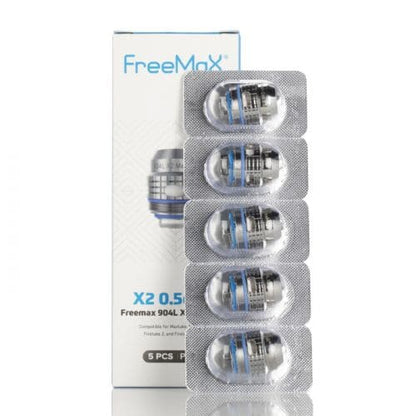 FREEMAX 904L X2 0.5 ohm MESH REPLACEMENT COILS 5PCs