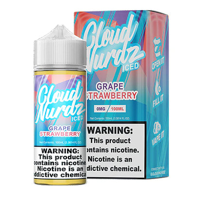 Top-Rated Cloud Nurdz Iced Strawberry Grape Juice