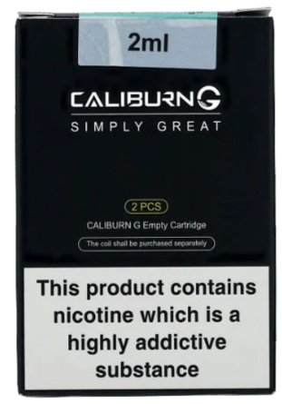 Caliburn G Empty Cartridge 2ml (Pack of 2)