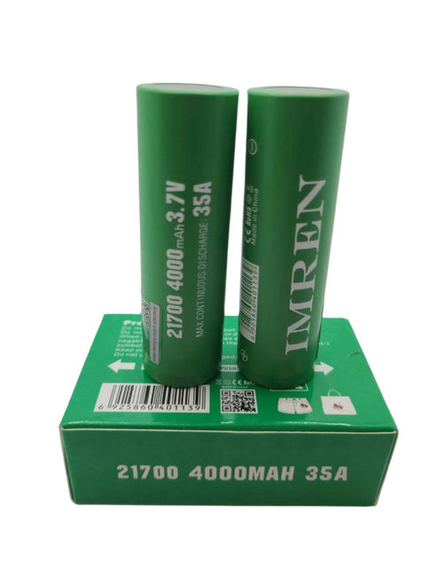 IMREN 21700 4000mAh 35A Rechargeable Lithium Battery / 2pcs