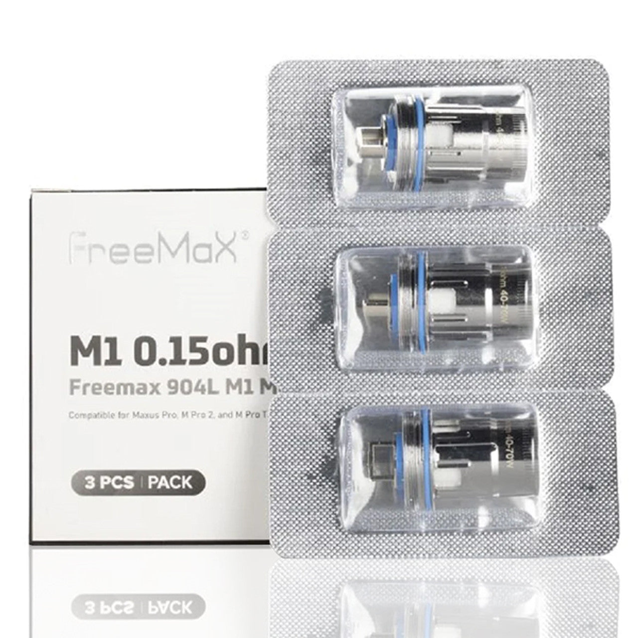 Premium FREEMAX 904L M MESH REPLACEMENT COILS 3PCS