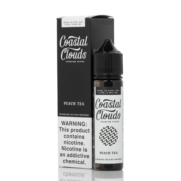 Coastal Clouds Peach Tea Vape Juice