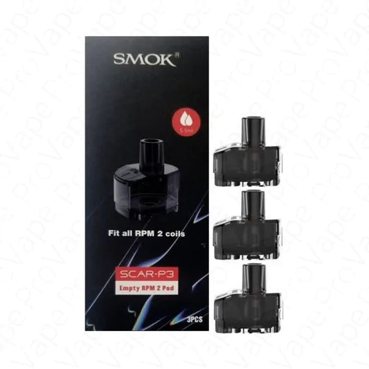 SMOK SCAR P3 EMPTY RPM/RPM2 POD 3PCS