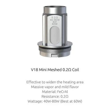 Affordable SMOK_TFV18_Mesh_Replacement_Coils